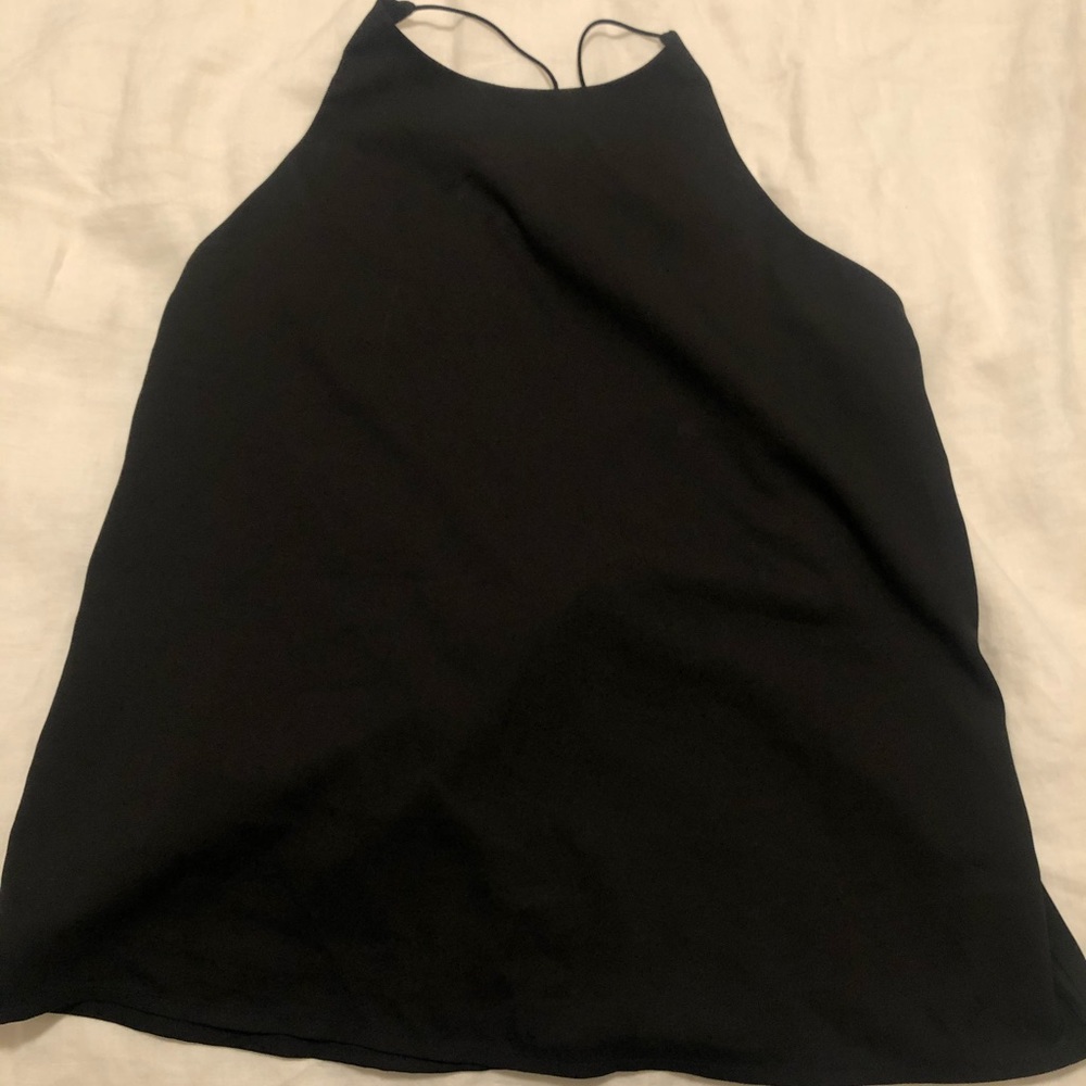 Backless shirt